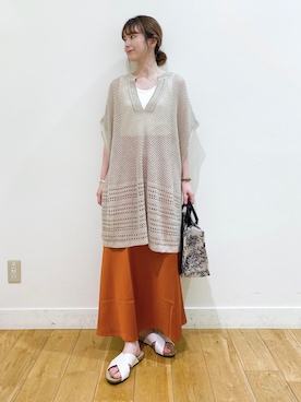 R i oさん（レディース・160cm）の夏コーディネート