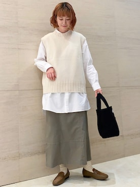 R i oさん（レディース・160cm）の秋コーディネート