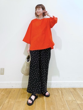 R i oさん（レディース・160cm）の夏コーディネート