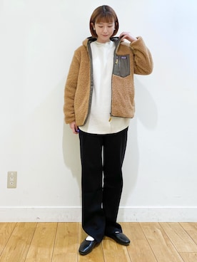 R i oさん（レディース・160cm）の冬コーディネート