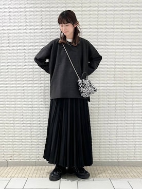 R i oさん（レディース・160cm）の冬コーディネート