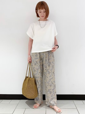 R i oさん（レディース・160cm）の夏コーディネート