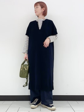 R i oさん（レディース・160cm）の秋コーディネート