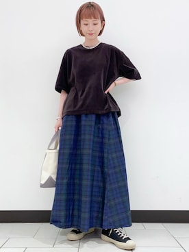 R i oさん（レディース・160cm）の夏コーディネート