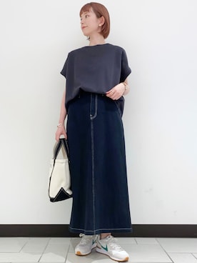 R i oさん（レディース・160cm）の夏コーディネート