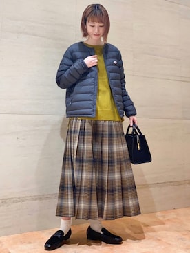 R i oさん（レディース・160cm）の秋コーディネート