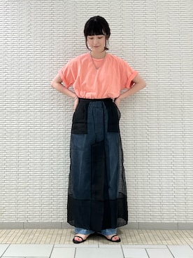 R i oさん（レディース・160cm）の夏コーディネート