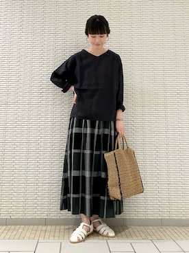 R i oさん(レディース・160cm)の春コーディネート