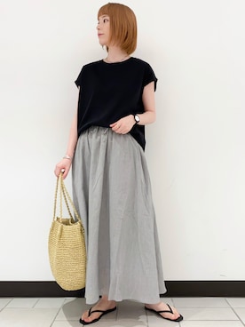 R i oさん（レディース・160cm）の夏コーディネート