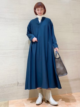 R i oさん（レディース・160cm）の秋コーディネート