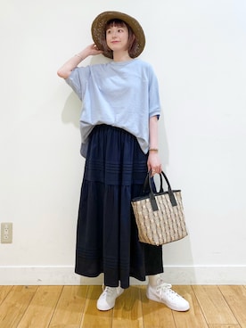 R i oさん（レディース・160cm）の春コーディネート