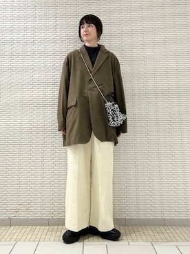 R i oさん（レディース・160cm）の冬コーディネート