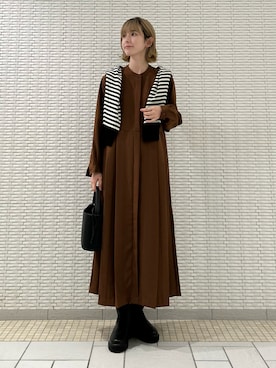 R i oさん（レディース・160cm）の秋コーディネート