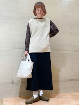 R i oさん（レディース・160cm）の秋コーディネート