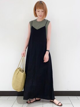 R i oさん（レディース・160cm）の夏コーディネート