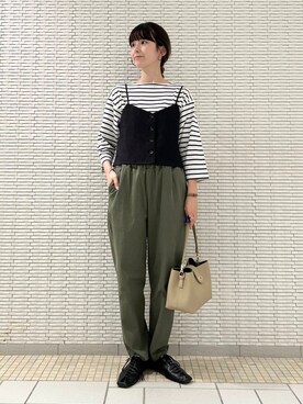 R i oさん（レディース・160cm）の秋コーディネート