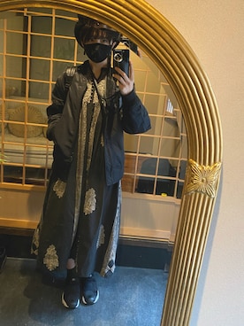 「チャイハネ（チャイハネ）のアイテム（ワンピース）」を使った、zzzzさん（レディース・166cm）の秋コーディネート