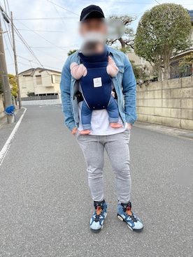 「NANO universe（ナノユニバース）のアイテム（デニムジャケット）」を使った、うぉーりー。さん（メンズ・171cm）の春コーディネート