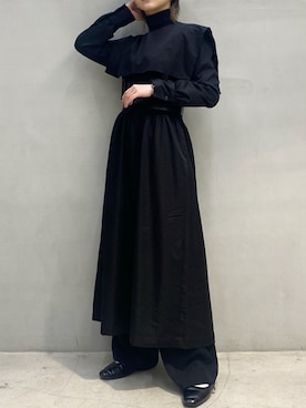 「HELK（ヘルク）のアイテム（ワンピース/ドレス）」を使った、ハルカさん（レディース・163cm）の冬コーディネート