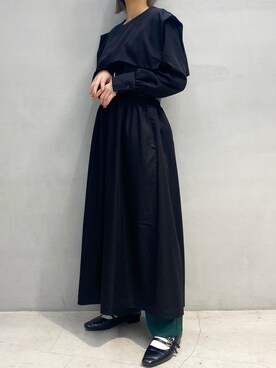 「HELK（ヘルク）のアイテム（ワンピース/ドレス）」を使った、ハルカさん（レディース・163cm）の秋コーディネート
