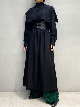 「HELK（ヘルク）のアイテム（ワンピース/ドレス）」を使った、ハルカさん（レディース・163cm）の秋コーディネート