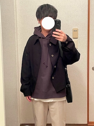 LIDNM（リドム）の「WIDE SHORT BLOUSON（ブルゾン）」 - WEAR