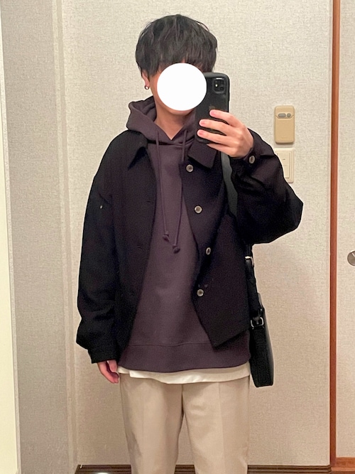 LIDNM（リドム）の「WIDE SHORT BLOUSON（ブルゾン）」 - WEAR