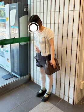 「idem（イデム）のアイテム（パンツ）」を使った、ｱｰﾁｬﾝさん（レディース・160cm）の夏コーディネート