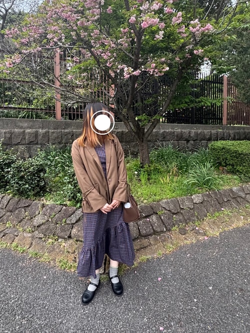 back cut onepiece／バックデザインノースリーブワンピースを使った