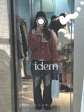 「idem（イデム）のアイテム」を使った、ｱｰﾁｬﾝさん（レディース・160cm）の秋コーディネート