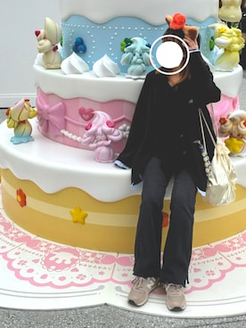 「idem（イデム）のアイテム（バッグ）」を使った、ｱｰﾁｬﾝさん（レディース・160cm）の春コーディネート