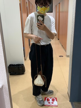 「UNIQLO U」｜歩夢さん（レディース・156cm）の夏コーディネート