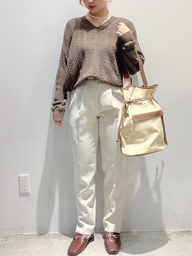 「AMERICAN HOLIC」｜Kayoさん（レディース・157cm）の秋コーディネート