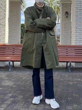 「soerte（ソエルテ）のアイテム（その他アウター）」を使った、Keiさん（メンズ・175cm）の冬コーディネート
