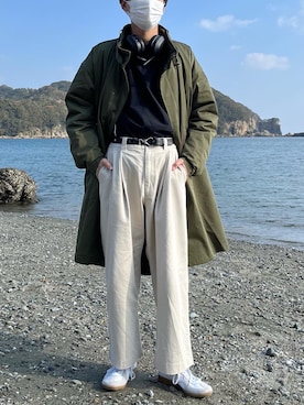 「soerte（ソエルテ）のアイテム（その他アウター）」を使った、Keiさん（メンズ・175cm）の冬コーディネート