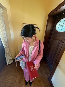 「ANTEPRIMA（アンテプリマ）のアイテム」を使った、しょうこさん（レディース・156cm）の春コーディネート