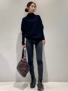 Kazzyさん（レディース・154cm）の秋コーディネート