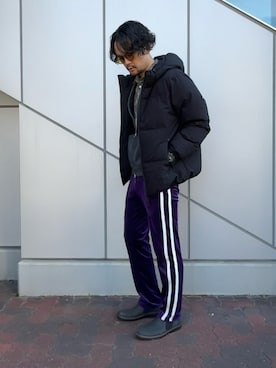 「CavariA（キャバリア）のアイテム」を使った、のめしこきさん（メンズ・175cm）の冬コーディネート