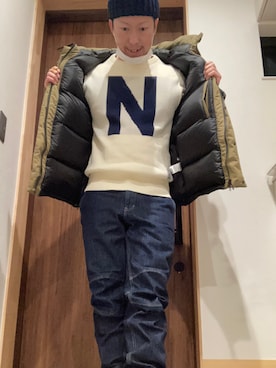 「MAGIC NUMBER（マジック ナンバー）のアイテム」を使った、垂金権造さん（メンズ・171cm）の冬コーディネート