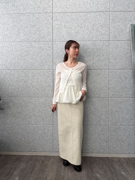 「アイテム（アンサンブル）」を使った、Norimiさん（レディース・160cm）の春コーディネート