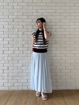 「cloenc（クロエンス）のアイテム」を使った、Norimiさん（レディース・160cm）の夏コーディネート