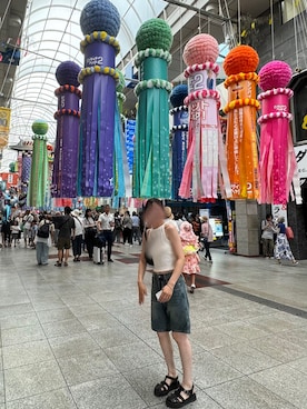 kananさん（レディース・160cm）の夏コーディネート