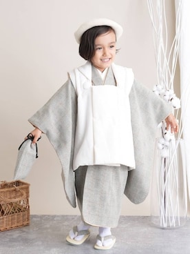utatane（ウタタネ）の「七五三男の子3歳用被布コート9点セット