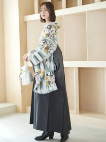 みるきー美品「utatane」袴セット☆グレージュ 矢餅と菊☆ニコアンティ みるきー様専用美品「utatane」袴セット☆グレージュ 矢餅と菊