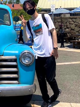 「PS Paul Smith（ピーエスポールスミス）のアイテム」を使った、恩田さん（メンズ・182cm）の秋コーディネート