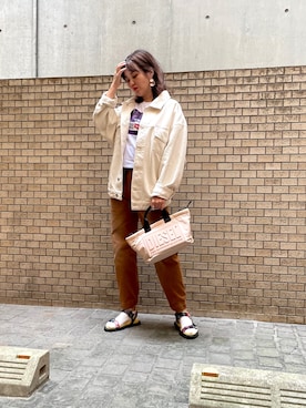「diesel福岡」｜Ak◡̈⃝♩さん（レディース・163cm）の夏コーディネート