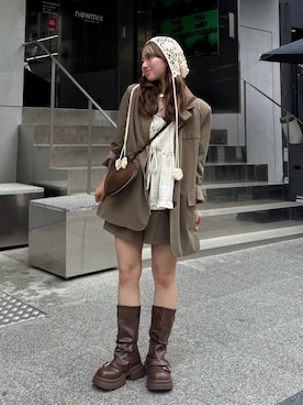 「アイテム（キャミソール）」を使った、una.さん（レディース・148cm）の夏コーディネート