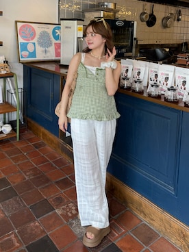「UGG（アグ）のアイテム」を使った、una.さん（レディース・148cm）の夏コーディネート