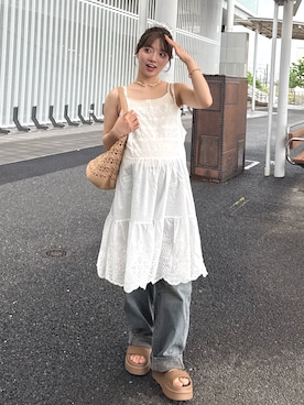 「UGG（アグ）のアイテム」を使った、una.さん（レディース・148cm）の夏コーディネート