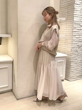 「RANDA（ランダ）のアイテム（ワンピース）」を使った、ᴷᵁᴹᴵᴷᴼ ᴼᴺᴼさん（レディース・154cm）の冬コーディネート